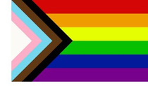 Modern LGBTQ2+ flag.