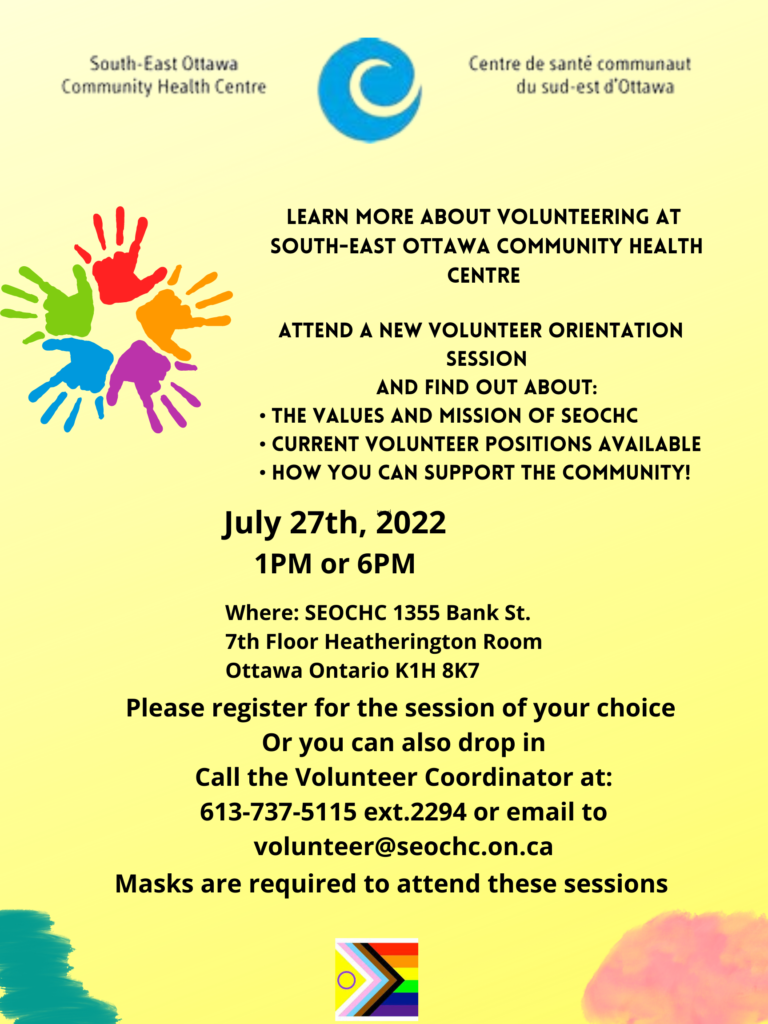 learn about volunteering flyer