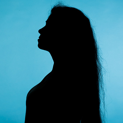 anonymous silhouette - female