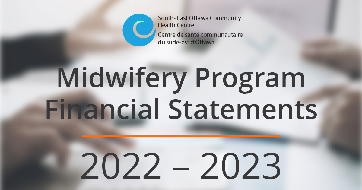 cover page for midwifery financial statements for 2022